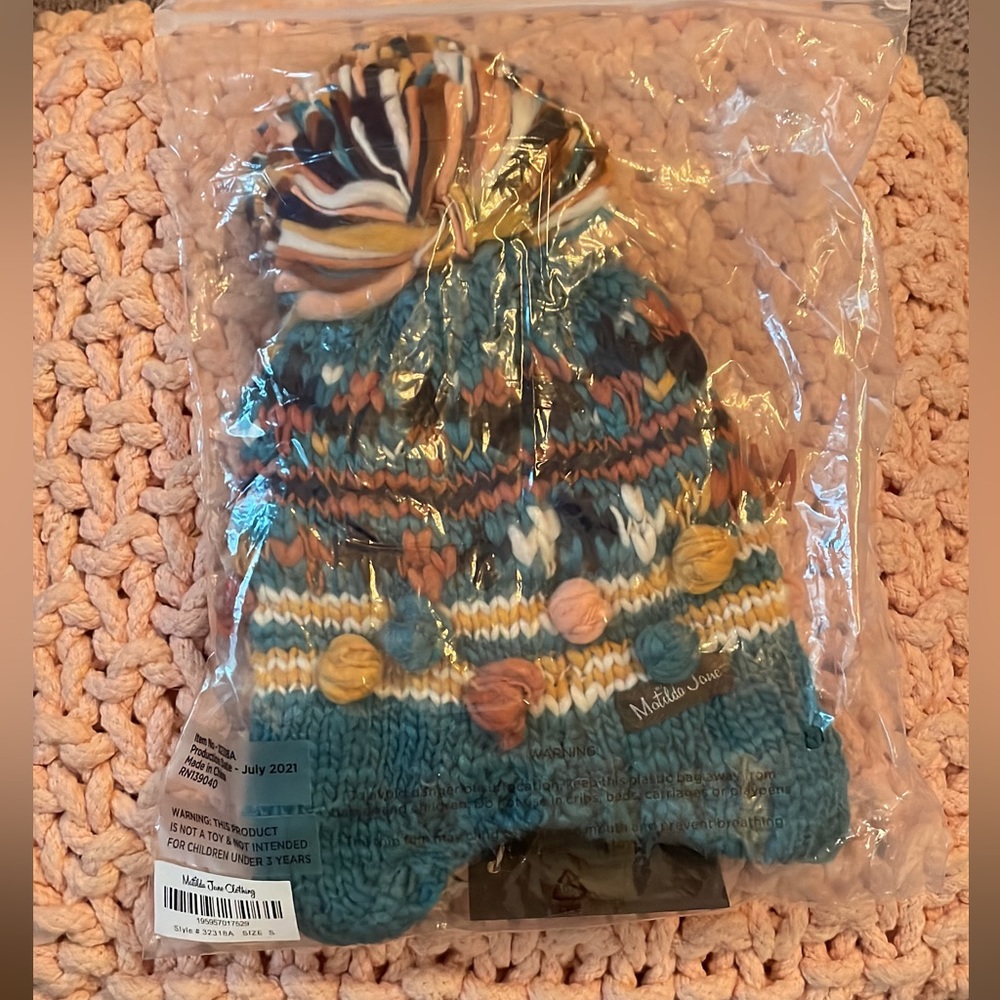 Matilda Jane, winter hat, kids size small